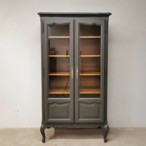 Vitrine ancienne en merisier