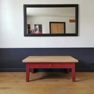 Table basse ancienne en chêne